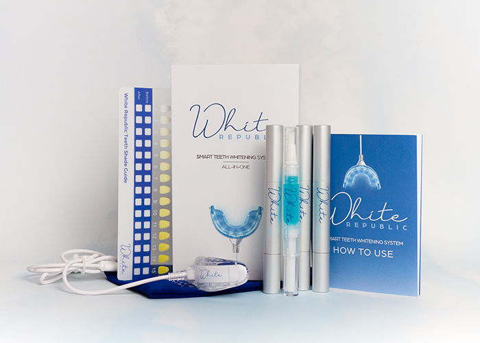 white republic teeth whitening system kit