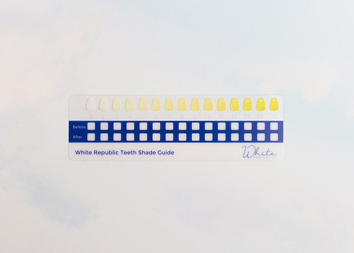 white republic teeth whitening system shades