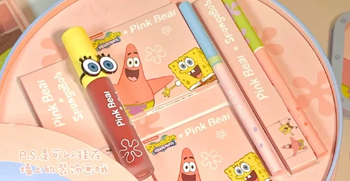 Pink Bear Spongebob Co-Branded Gift Box