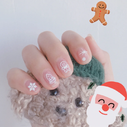 Christmas Nail Arts Ideas 2021 Minimalistic Christmas