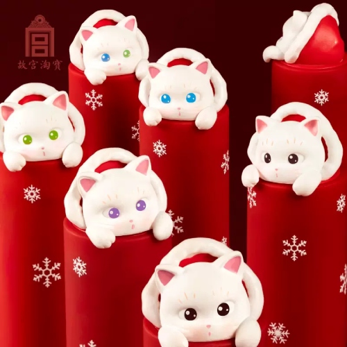 palace museum christmas cat lipstick packaging