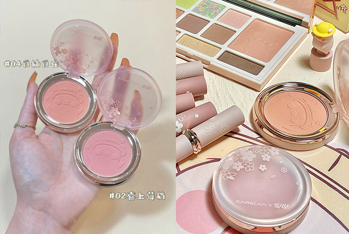 Carslan x Lulu Piggy Makeup Blushes