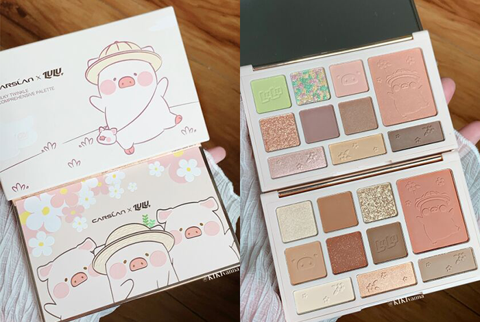 Carslan x Lulu Piggy Makeup Eyeshadow Palette